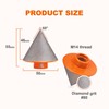 Diamond Beveling Chamfer Bit,BRSCHNITT 50mm Diamond Finger Milling Bits with