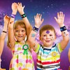 48PCS Space Party Favors 24PCS Tattoos 24PCS Slap Bracelets Wristbands