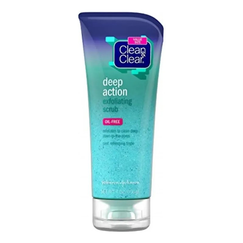 Exfoliante Facial Clean & Clear Deep Action Sin Aceite Hipoalergénico