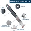 Heavy-Duty Paver Puller & Extractor Tool, Steel Paver Lifter with