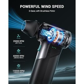 VANTRUE POWER T150 Portable Compressed Air Duster