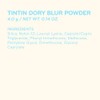 Tintin Dory Blur Powder 0.14oz Polvo para difuminar los poros