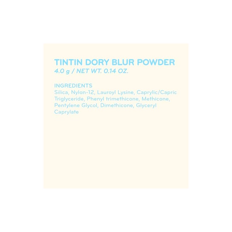 Tintin Dory Blur Powder 0.14oz Polvo para difuminar los poros