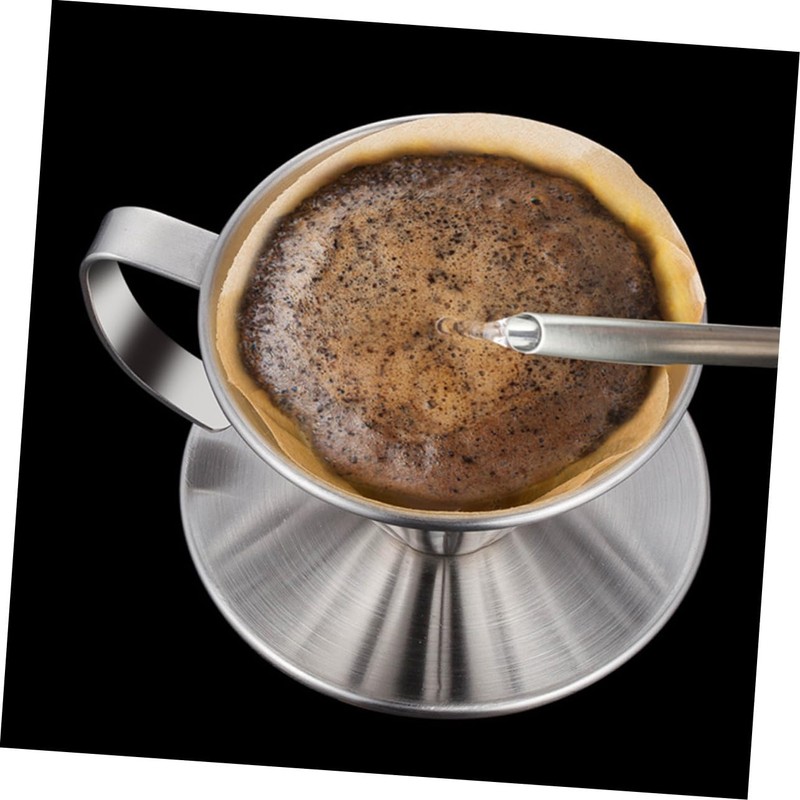 Mipcase Stainless Dripper Shaped Manual Brew Filter Cup for Tea