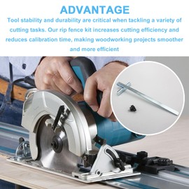 1 Pack 199249-8 Rip Fence Kit Fits for Makita Circular Saw Compatible with Makita Saw 165153-3 and 251887-5