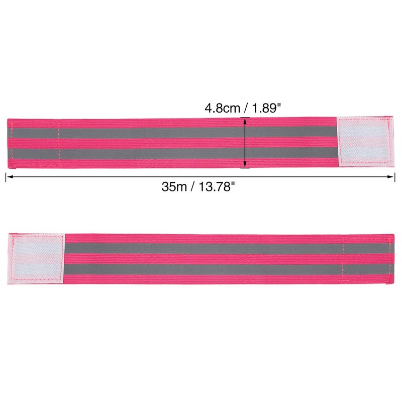 X AUTOHAUX 4pcs Reflective Bands for Arm Cycling Reflective Armbands