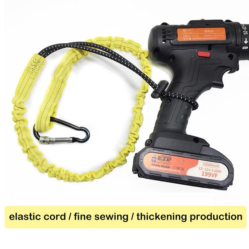 CYSKY 5 Pack Retractable Tool Lanyard with Aluminum Nut Lock