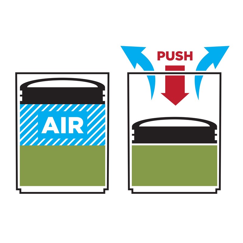 Prepara 3055-SM - Recipiente de almacenamiento, talla única, color rojo