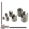 Threaded insert (self-tapping) with cutting slot - M6 - (1