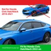 Goodyear Shatterproof Window Deflectors for Honda Civic 2022-2025 Hatchback, Tape-on
