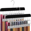 TOPIA HANGER 40 Hooks Belt Tie Hanger Space Saving for