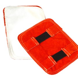 YaoooosF Welding Hand Pad for Welding, Hand Heat Shield, Welding Handshield, Welding Gloves, Burn-Prevention, Made of Cowhide Leather, Safety Gloves, Welding Gloves, Insulation, Fireproof, High