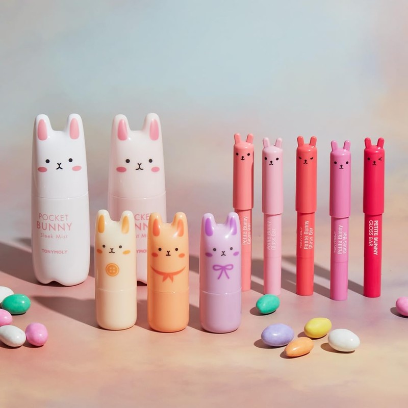TONYMOLY Petit Bunny Lip Gloss for Women, Long Lasting Lip