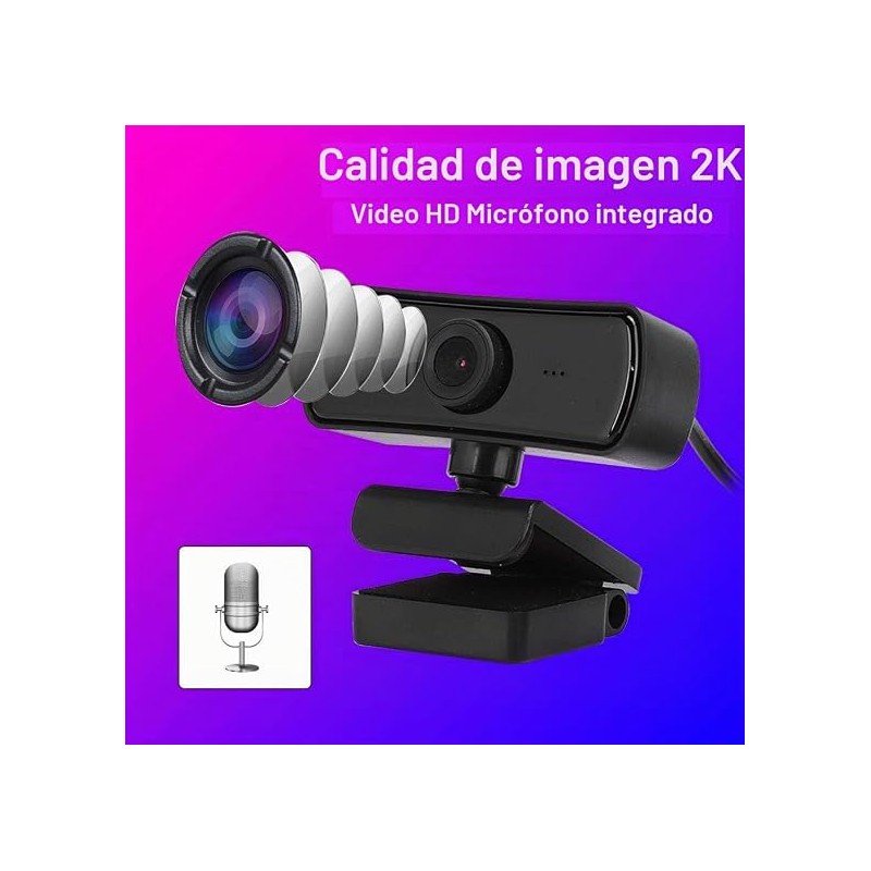 PUSOKEI Cámara Web USB 4K, Cámara Web HD con Micrófono,