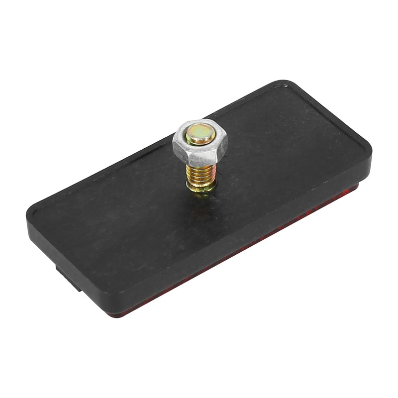 F FIERCE CYCLE Pair of M6 x 1.0 Red Rectangle