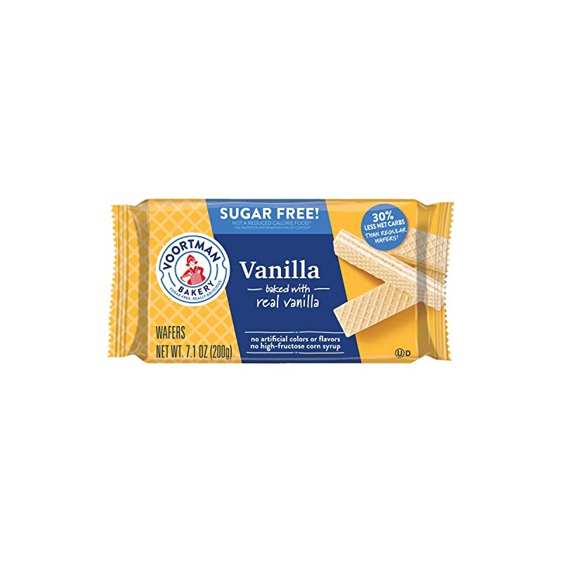 Voortman, Sugar Free Vanilla Wafer, 7.05 Ounce