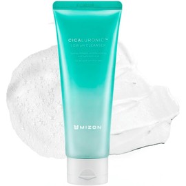 MIZON Gel Limpiador Facial Cicaluronic 120 ml - low ph cleanser con Centella Asiática y Ácido Hialurónico para piel sensible, seca o mixta skincare coreano