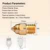 Newwish Ender 3 S1 Nozzle 0.4mm,MK Brass Nozzles for Sprite