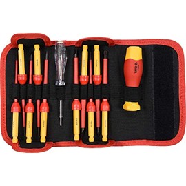 Yato YT-28290 IZOL 12 Piece Screwdriver + Bits Set VDE