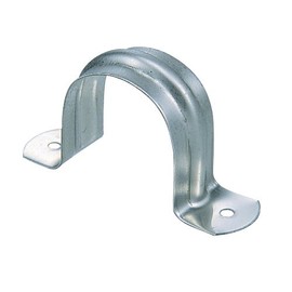 KAKUDAI Stainless Steel Saddle Band 6251-50 2.4 x 0.18 inches (60 x 4.5 mm), For Suppressing Pipe Piping Walls