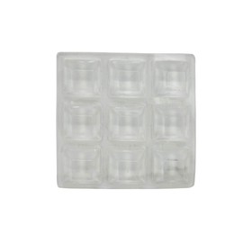 9PK 1/2" SQ CLR Bumper