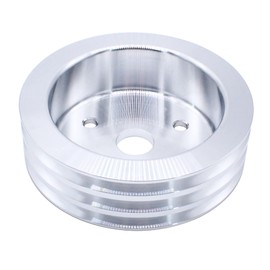 GSKMOTOR Triple Groove SWP Crankshaft Pulley FOR SB SBC Chevy 350 Short Water Pump Crank Pulley