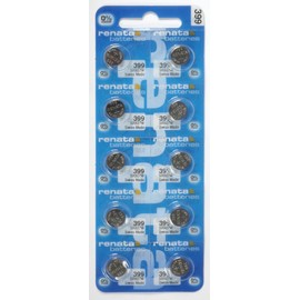 Renata #399 Silver Oxide Battery - 10 Pack (399-10)