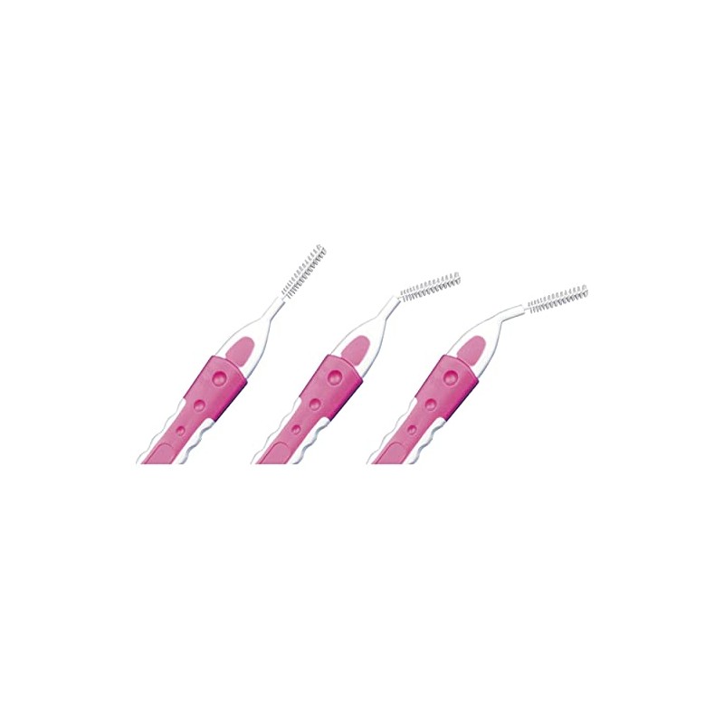 Denti-Brush Interproximal - 0.4mm Pink - 6 Brushes Per Pack