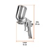 Truper PIPI-422, Pistola para pintar gravedad LVMP vaso aluminio boquilla