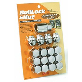 KYO-EI (協永産業) ホイールロックナット Bull Lock Compact ブルロックコンパクト [ 袋タイプ ] 19HEX M12 x P1.25 4H車用 [ 個数:16P ] [ 品番 ] K603