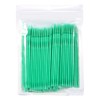 Salmue 4 Colores 100PCS / Bolsa Pinceles aplicadores Micro Desechables,