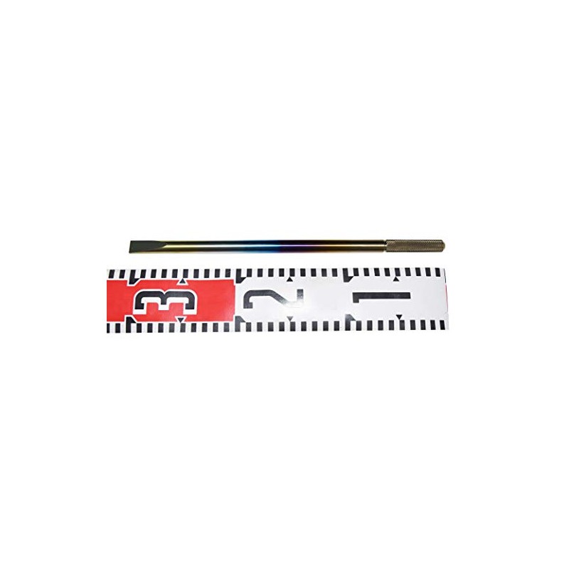 64 Titanium Piton Rod Hook Anodized, Length 11.8 inches (30