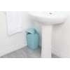 Umbra Square Trash Can with Swing Lid Pail Trash Can