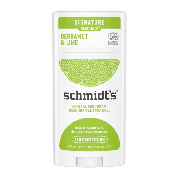 Schmidts Naturals Schmidt's Naturals Deodorant Stick Bergamot & Lime 75g