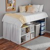 Shreem Linen Dorm Room Dust Ruffled Bed Skirt, 100% Microfiber