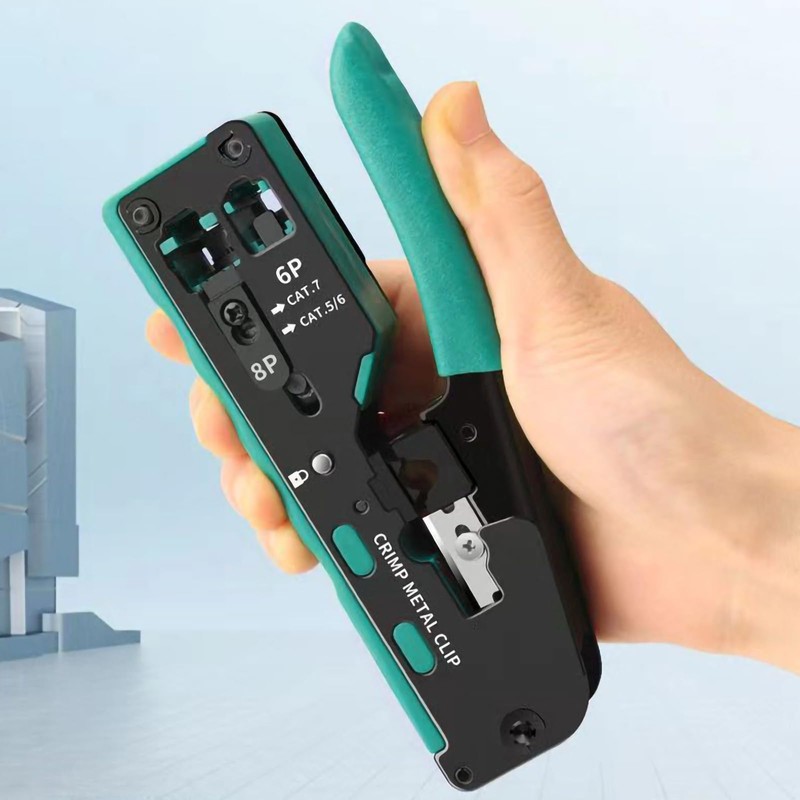 LMX RJ12/RJ45 Data Cable Crimper, Wire Stripper, Wire Cutter, CAT