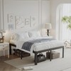 LAKKURI 18 Inch High Platform Metal Queen Size Bed Frame,