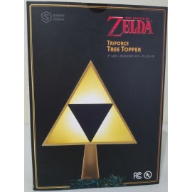 The Legend Of Zelda Triforce Plug In Light Up Christmas Tree Topper Mario Link