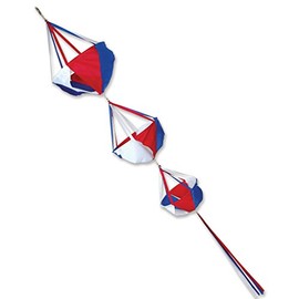 Premier Kites 22612 Wind Garden Spinnies Set, Patriotic, Large