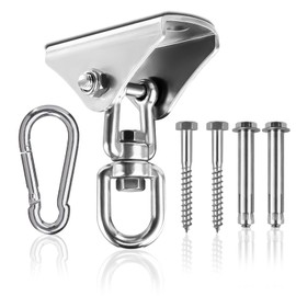 Heavy Bag Hanger, Heavy Duty Punching Bag Mount Hanger Bracket, Stainless Steel 360° Swivel Chain for Heavy Bag Gym Punching Bag Aerial Yoga Swing Trapeze Hammock