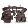 LAUTUS Oiled Tanned Rig Tool Belt/Pouch/Bag, Carpenter, Construction, Framers, Handyman,