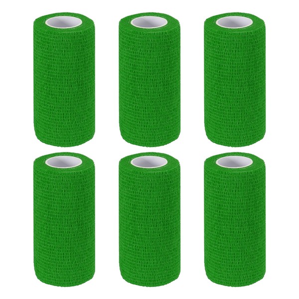 PATIKIL 4" x 177" Self Adhesive Bandage Wrap, 6 Pcs