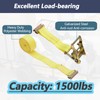 1500LBS Wheel Chock Tie Down Kit for Trailer & Pickup