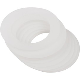 10 Pcs Silicone Replacement Gasket, Airtight Rubber Seals Rings for Mason Jar Lids, Leak-Proof Canning Fitting Seals 2.8 inch Canning Lids Cookware