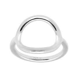 Silpada High-Polished .925 Sterling Silver Ring for Women, Jewelry Gift Idea, 'Karma', Size 10