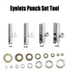 Eyelet Kit Metal Eyelets with 3 Pieces, Repair Tools and