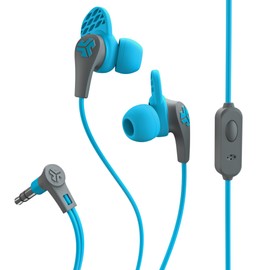 JLab PRO Premium in-ear Earbuds with Mic, Guaranteed Fit, Guaranteed for Life - Blue