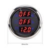 52MM/2in 3‑In‑1 Water Level Meter Sewage Gauge Voltage Instrument 0‑190Ω