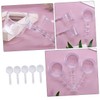 BIUDECO 5pcs Transparent Measuring for Facial Mask Practical Gauge for