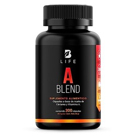 Vitamina A 300 Cápsulas Blandas con 1000 mcg por porción. Ingredientes naturales. A Blend. B Life.